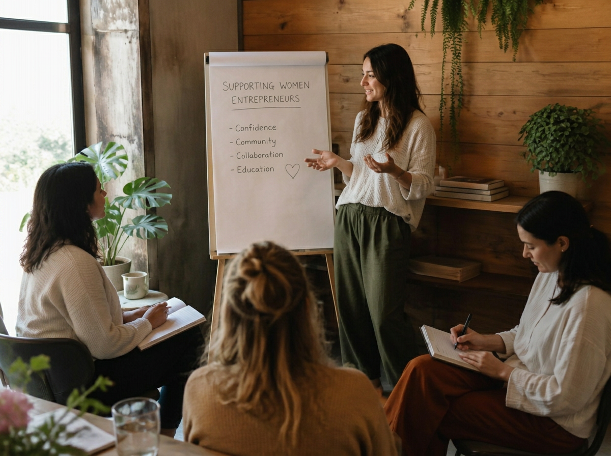Atelier Bloom réunissant plusieurs entrepreneuses