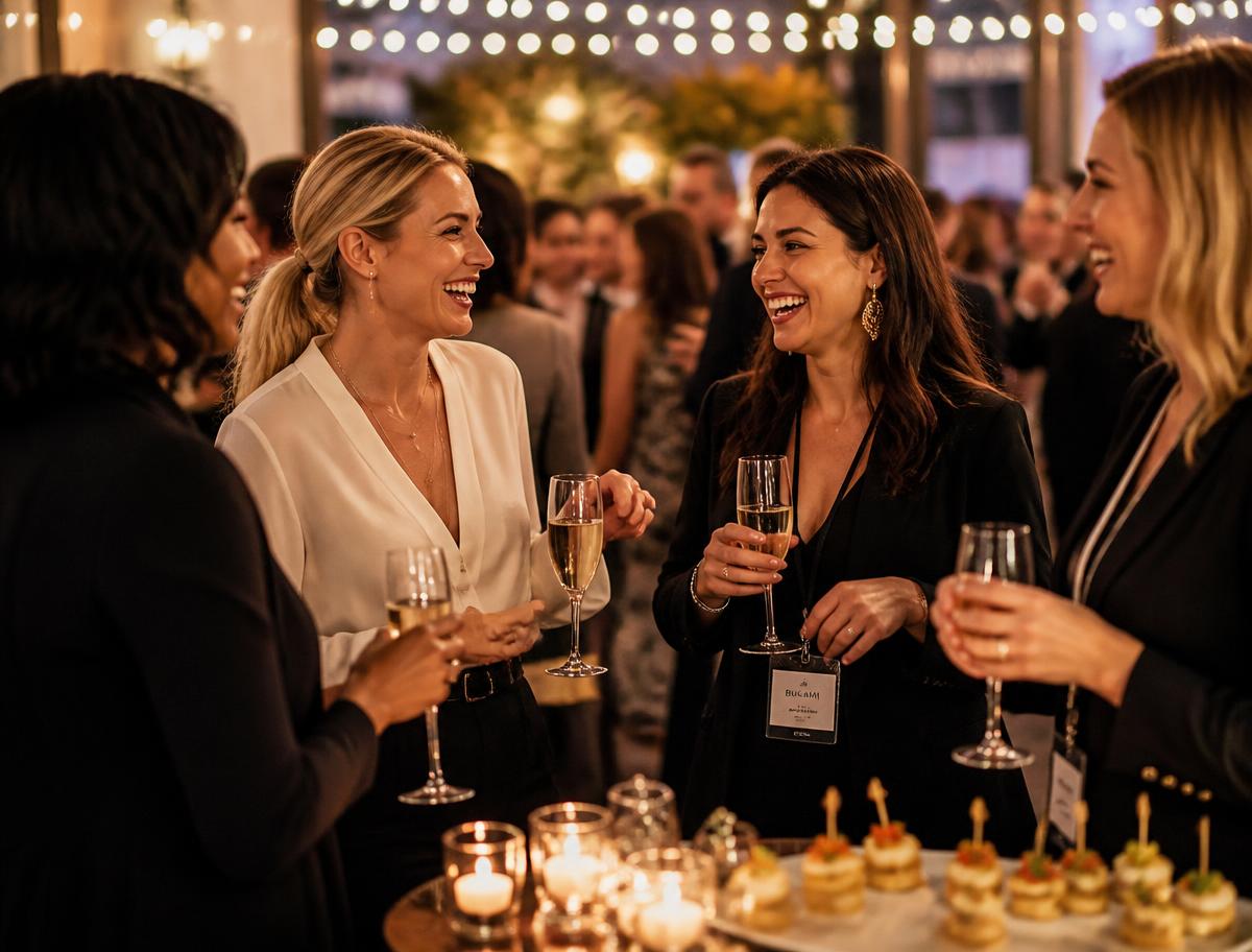 Soirée Bloomies réunissant des entrepreneuses